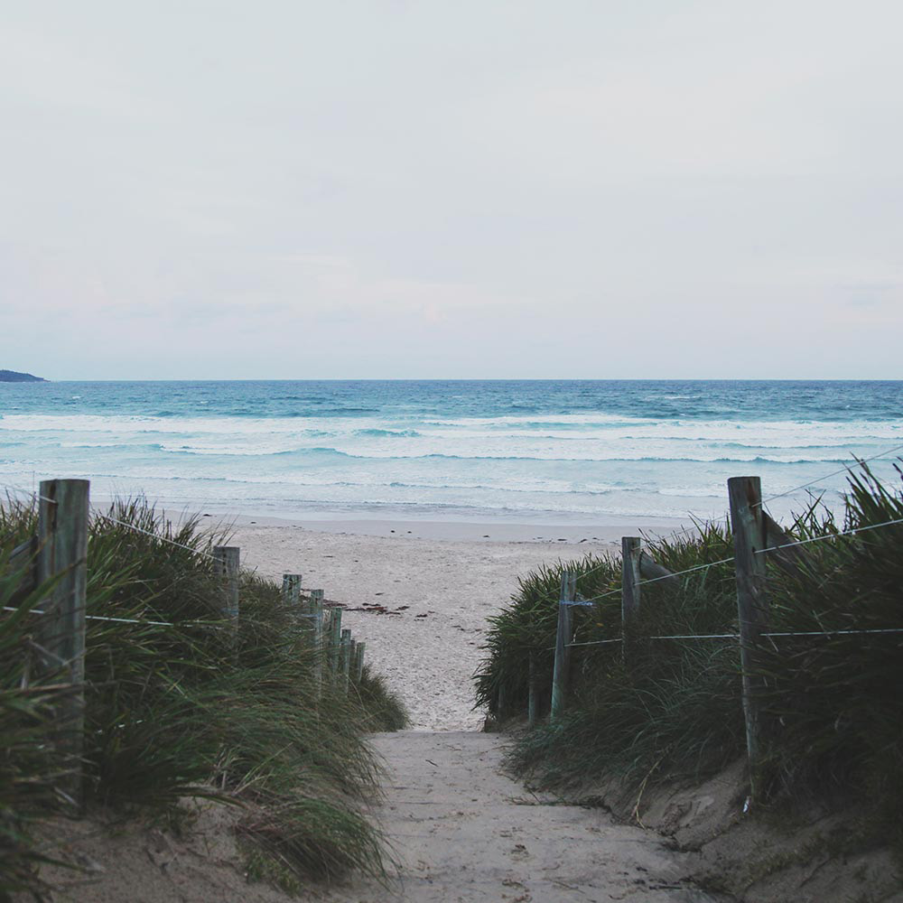 entrance to the beach